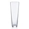 Modern Clear Glass Conical Vase in Tall Dining Table Centerpiece